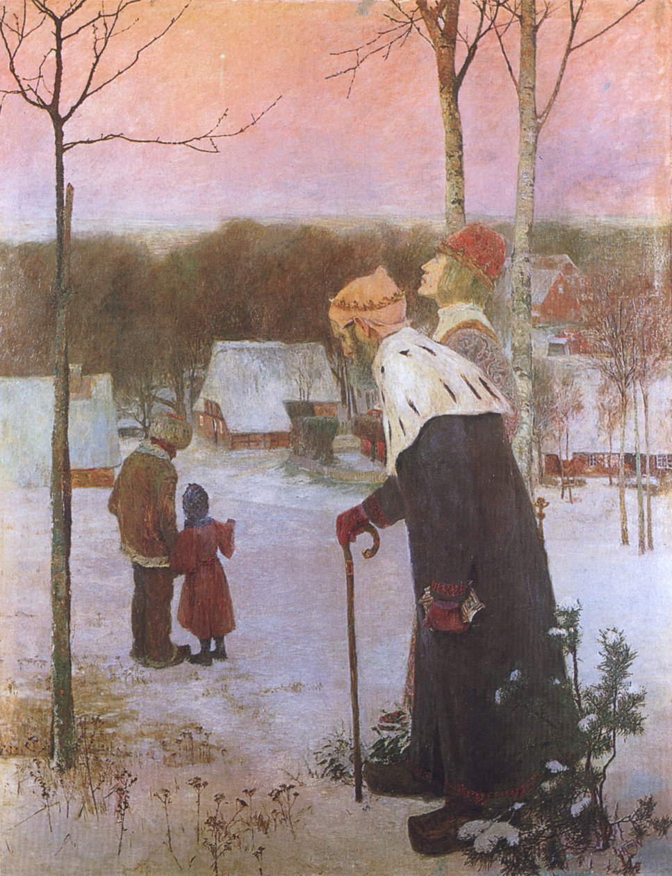 Wintermärchen (Die Heiligen Drei Könige) tekijältä Heinrich Vogeler