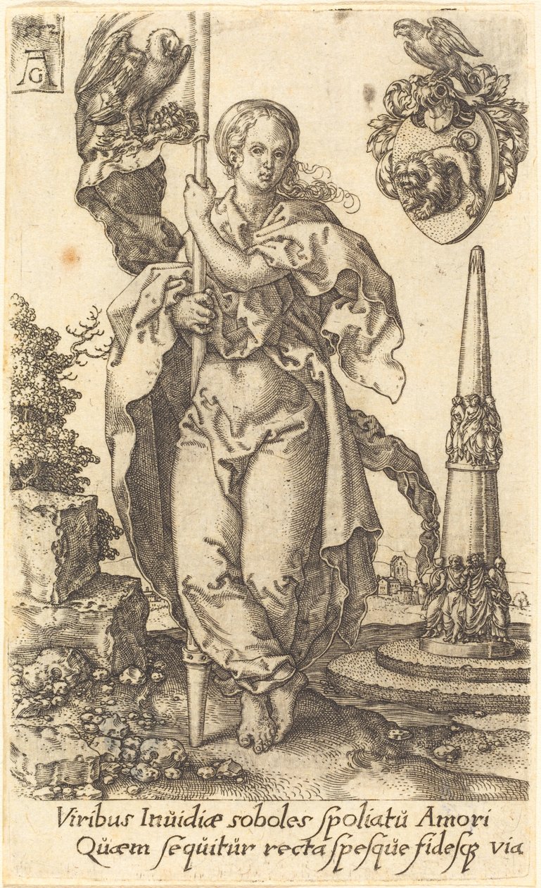 Hyväntekeväisyys, 1552. tekijältä Heinrich Aldegrever