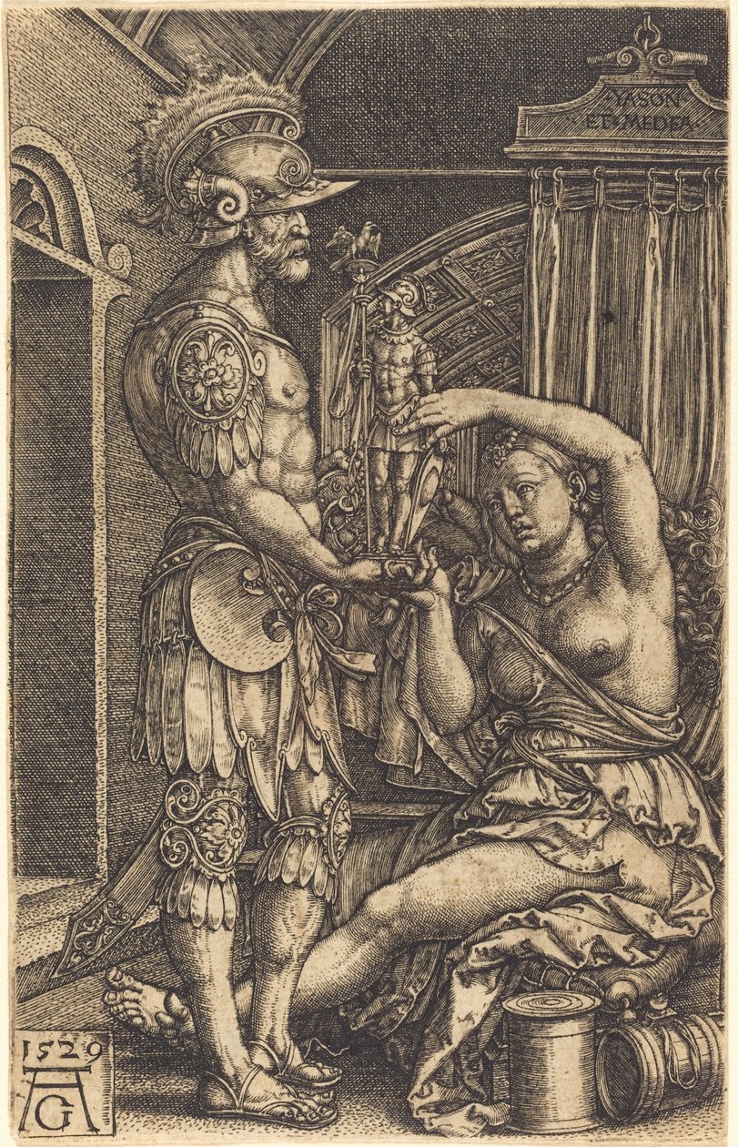 Jason ja Medea tekijältä Heinrich Aldegrever