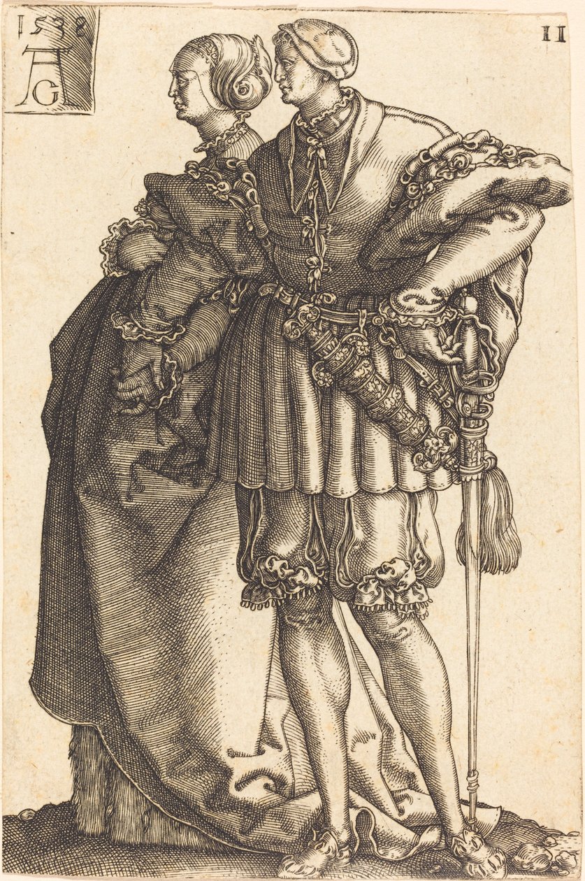 Suuret häätanssijat, 1538. tekijältä Heinrich Aldegrever