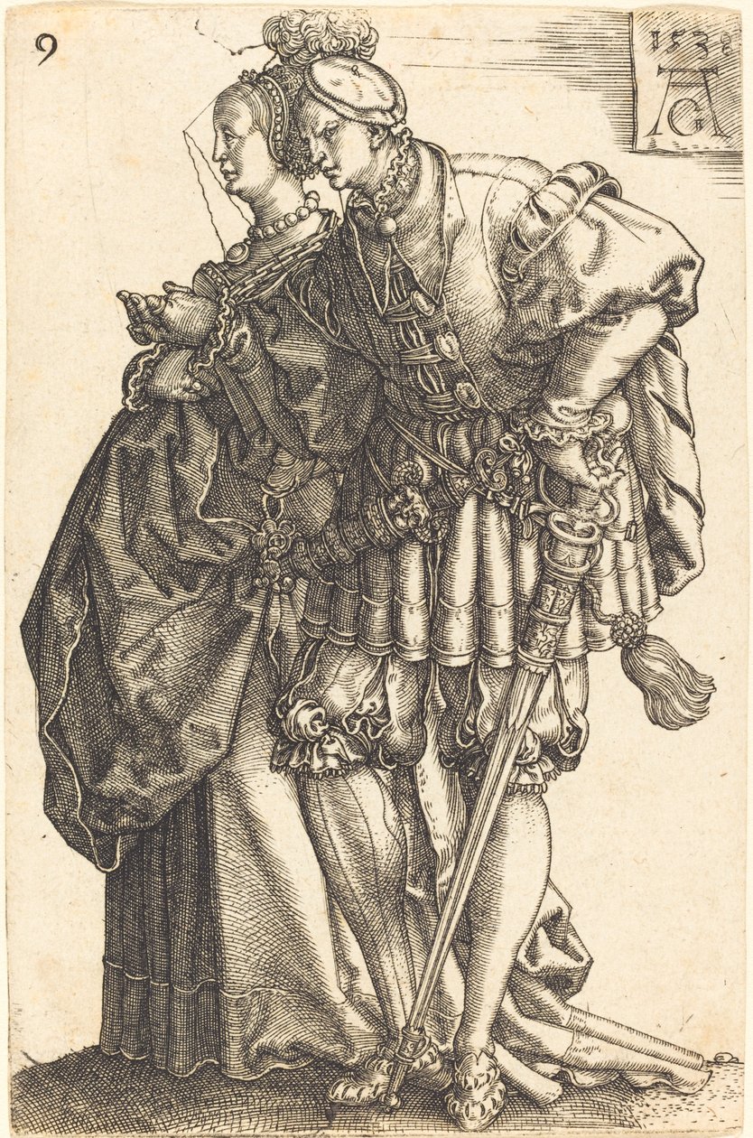 Suuret häätanssijat, 1538. tekijältä Heinrich Aldegrever