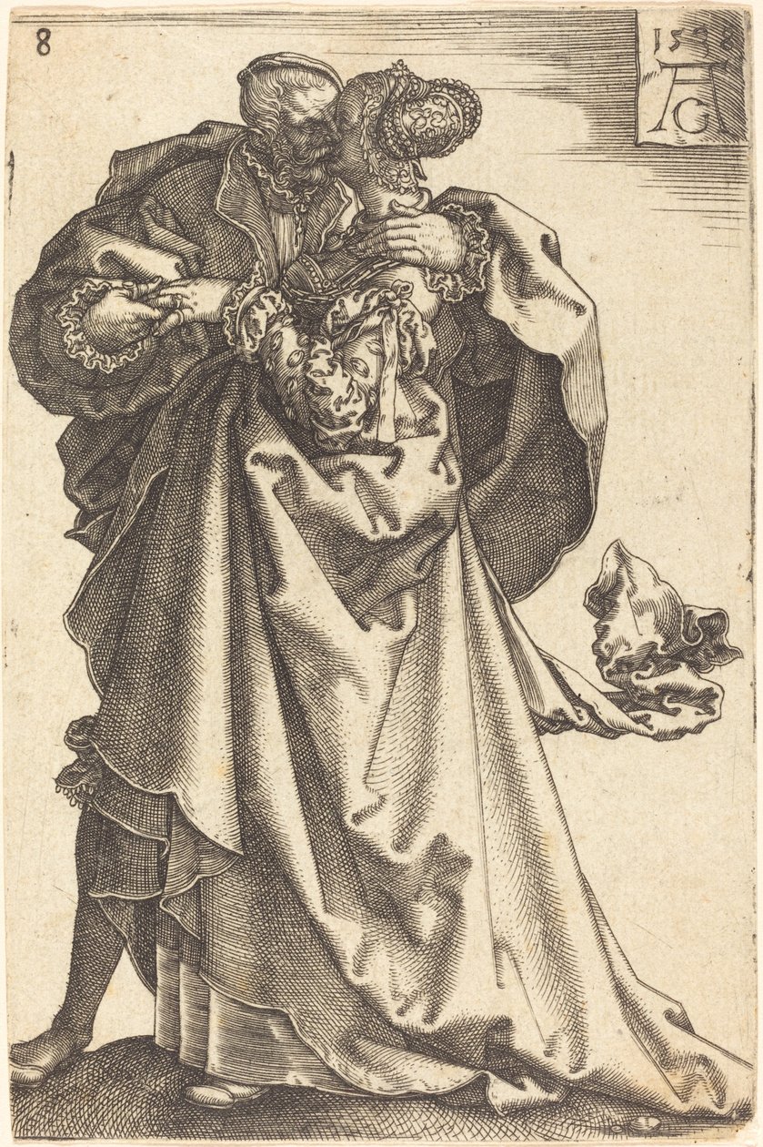 Suuret häätanssijat, 1538. tekijältä Heinrich Aldegrever