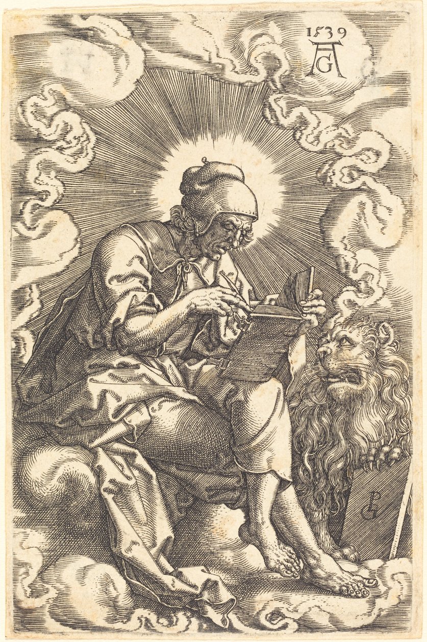 Markus, 1539. tekijältä Heinrich Aldegrever