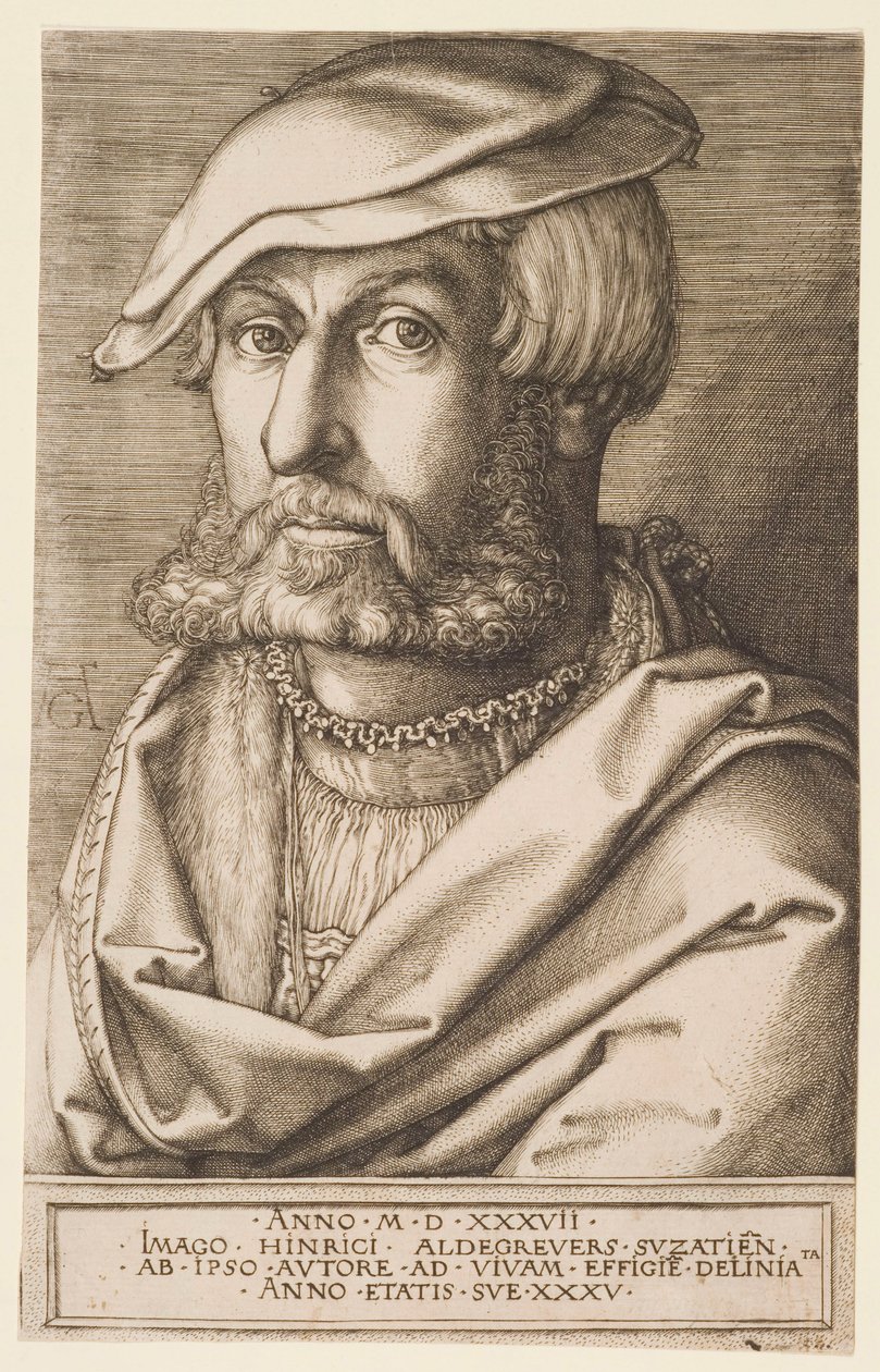 Omakuva tekijältä Heinrich Aldegrever