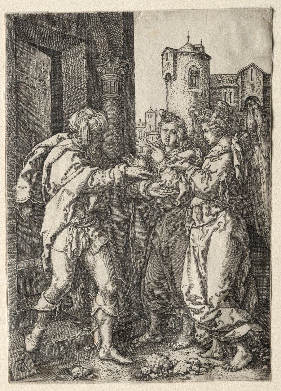 Lotin tarina, 1555. tekijältä Heinrich Aldegrever
