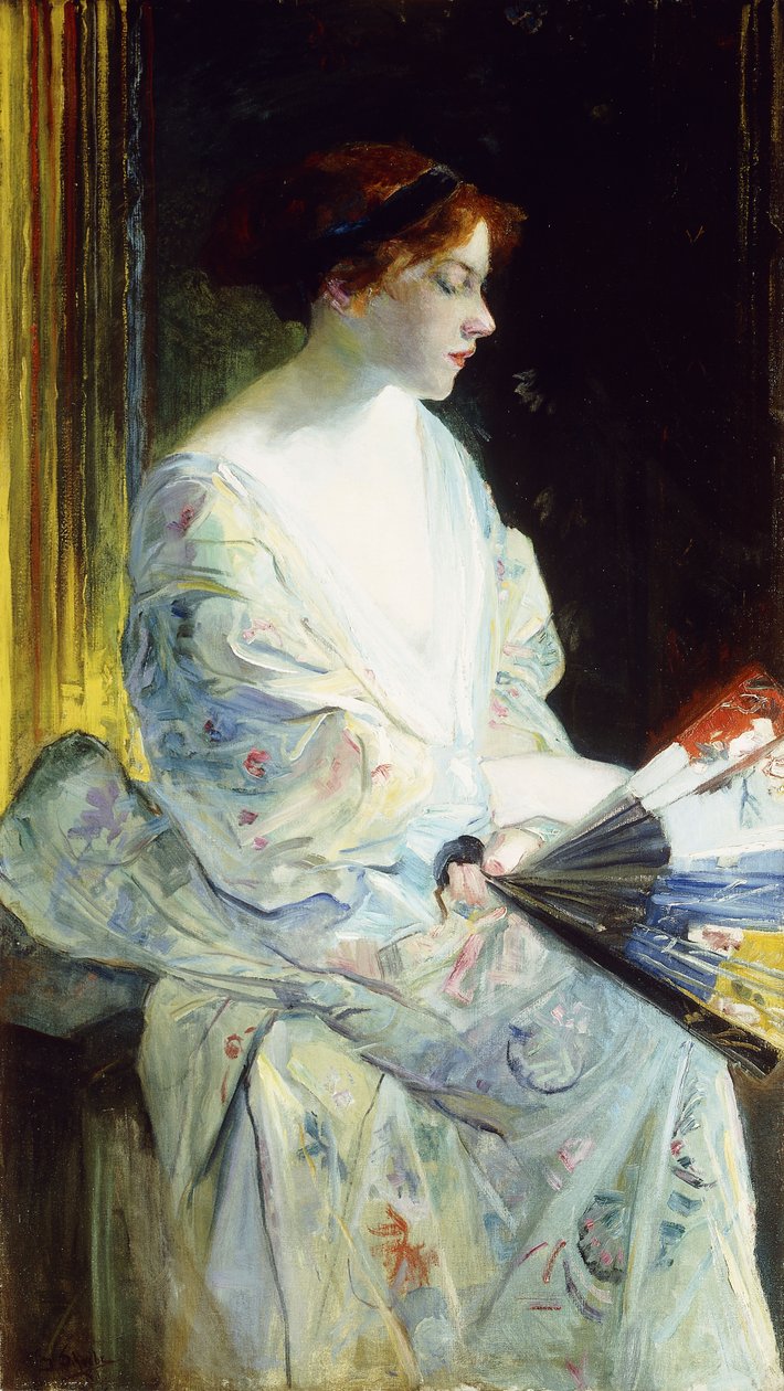 Eksoottinen nainen, 1911 tekijältä Heinrich Augustus Schwabe