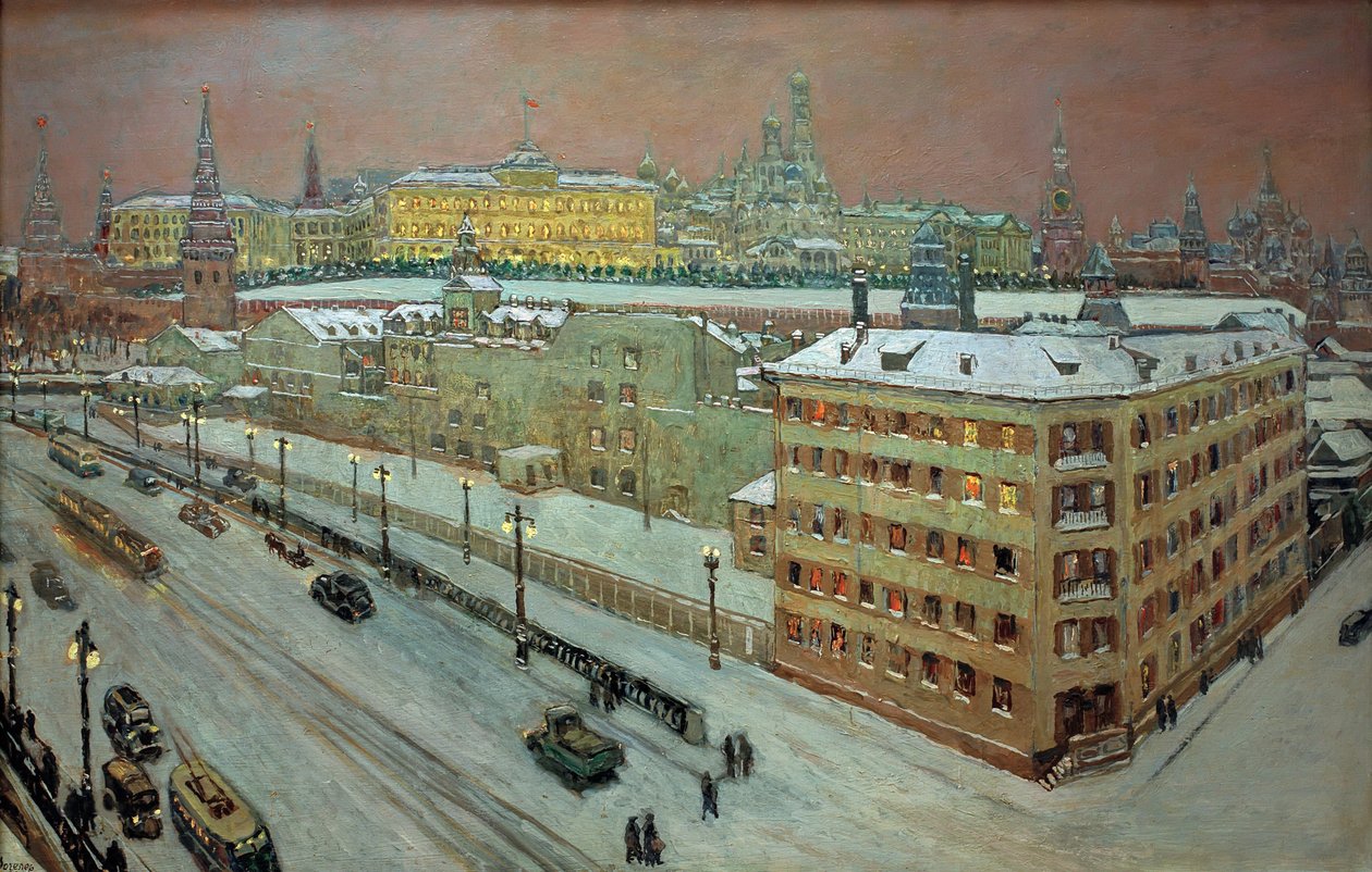 Moskova yöllä, 1939. tekijältä Heinrich Vogeler