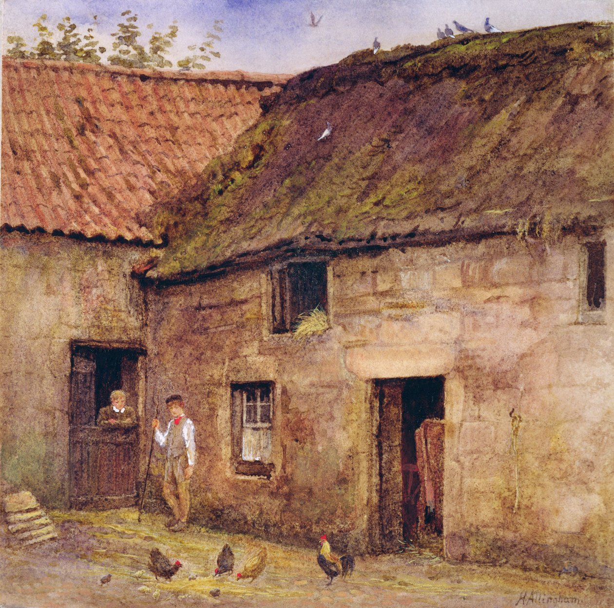 Maatilapiha tekijältä Helen Allingham