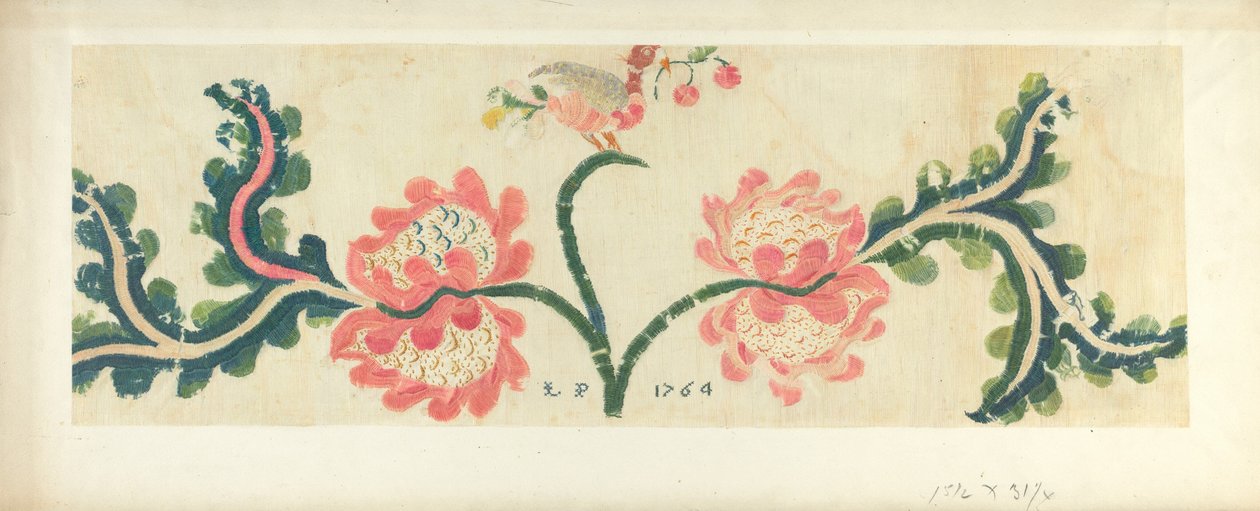 Crewel Bed Ripustus, c. 1938. tekijältä Helen E. Gilman
