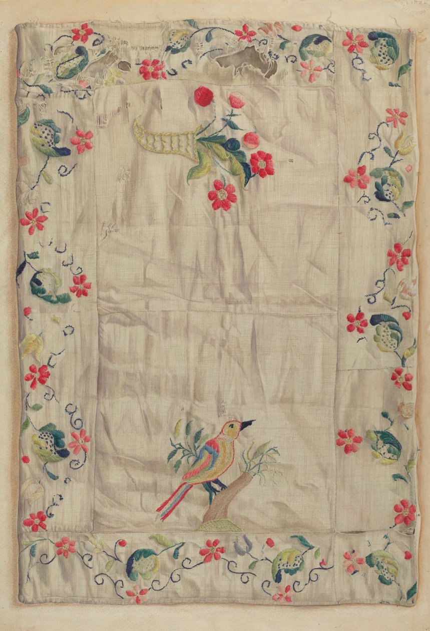 Crewel Embroidery, c. 1937. tekijältä Helen E. Gilman