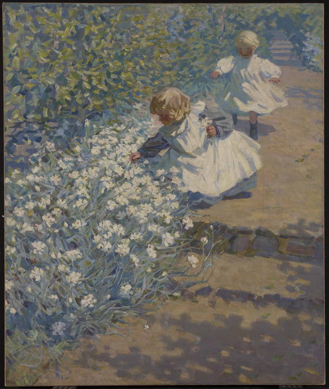 Kukkien poimiminen, n. 1912 tekijältä Helen Galloway McNicholl