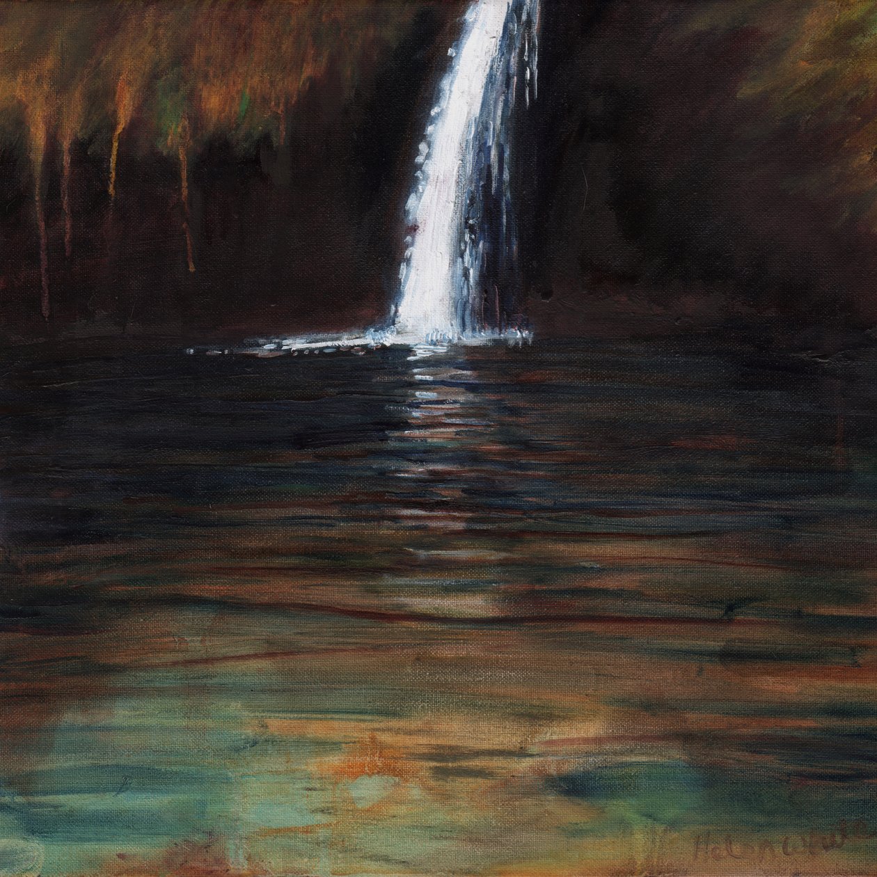 Vesiputous III, 2016, tekijältä Helen White