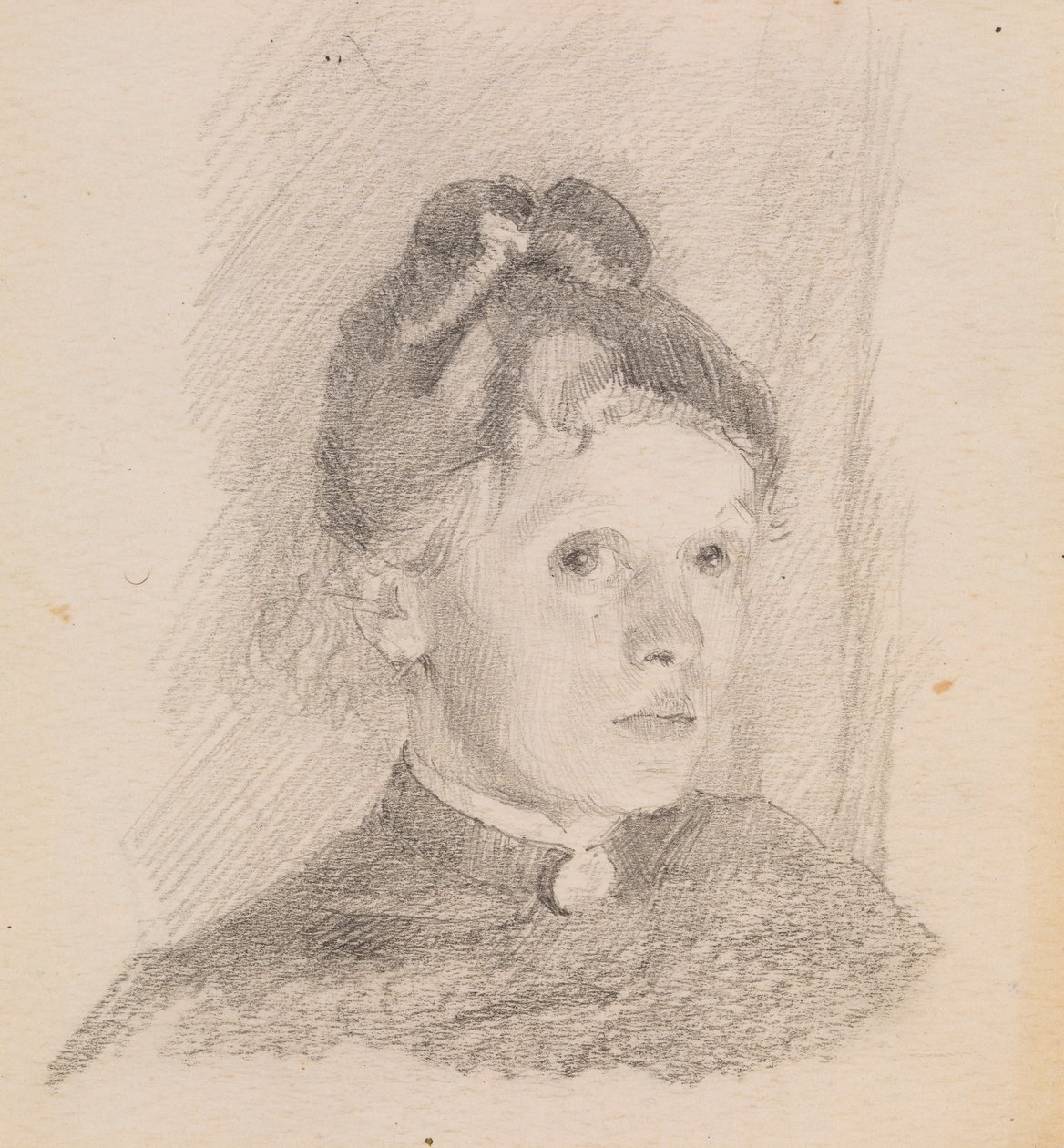 Omakuva, 1880-1884. tekijältä Helene Schjerfbeck
