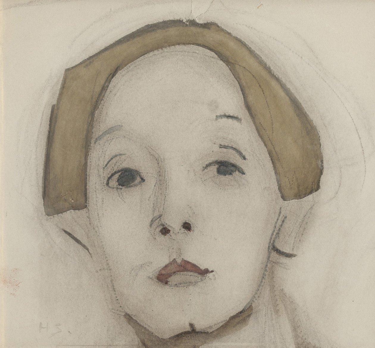 Omakuva, 1915. tekijältä Helene Schjerfbeck