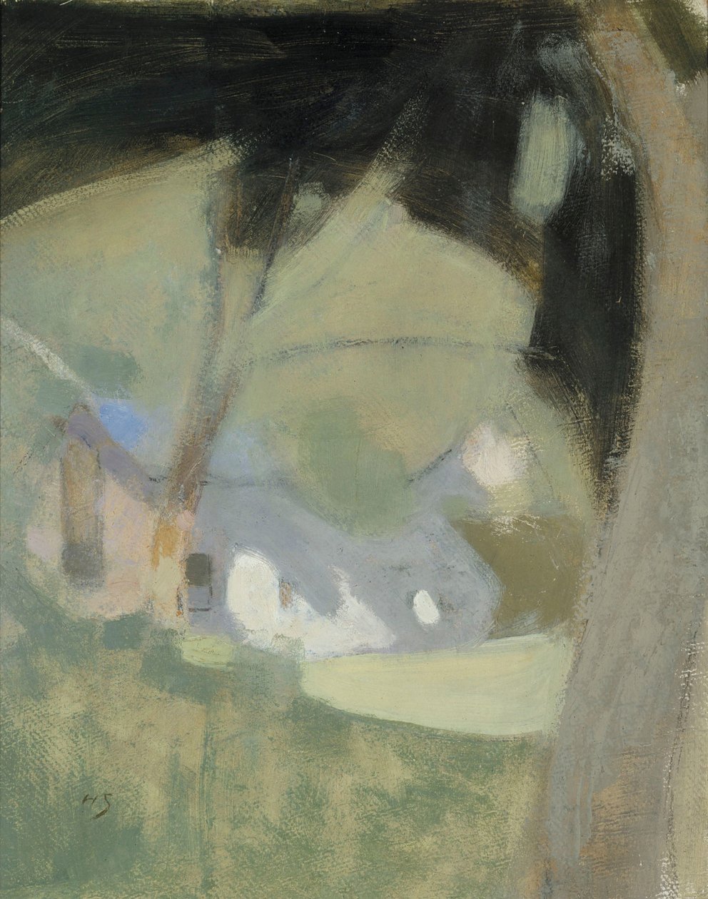 Vanhan panimon kokoonpano, 1918. tekijältä Helene Schjerfbeck