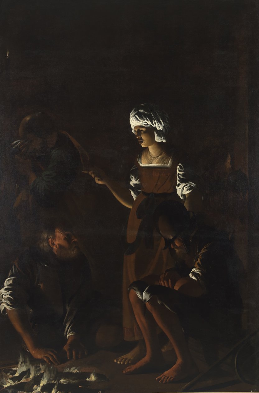 Pyhän Pietarin kieltäminen tekijältä Hendrick ter Brugghen