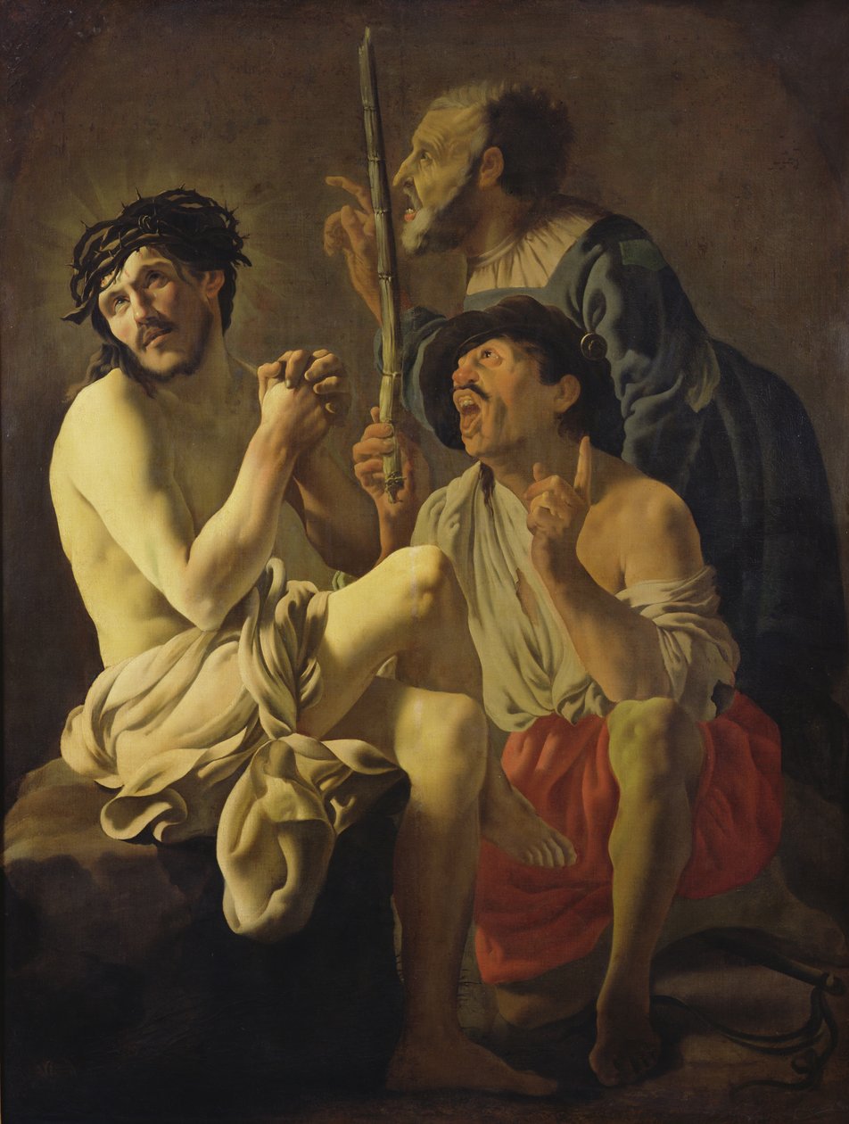 Kristuksen pilkkaaminen tekijältä Hendrick ter Brugghen