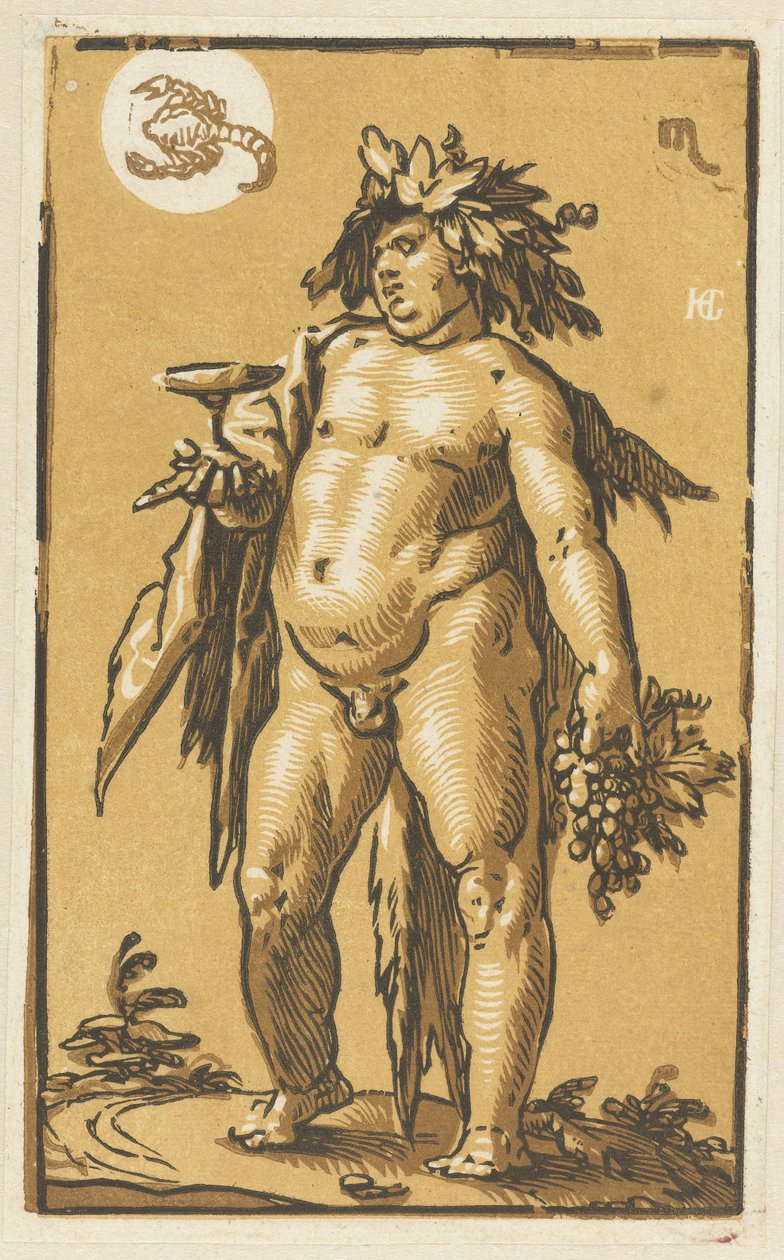 Bacchus tekijältä Hendrick Goltzius