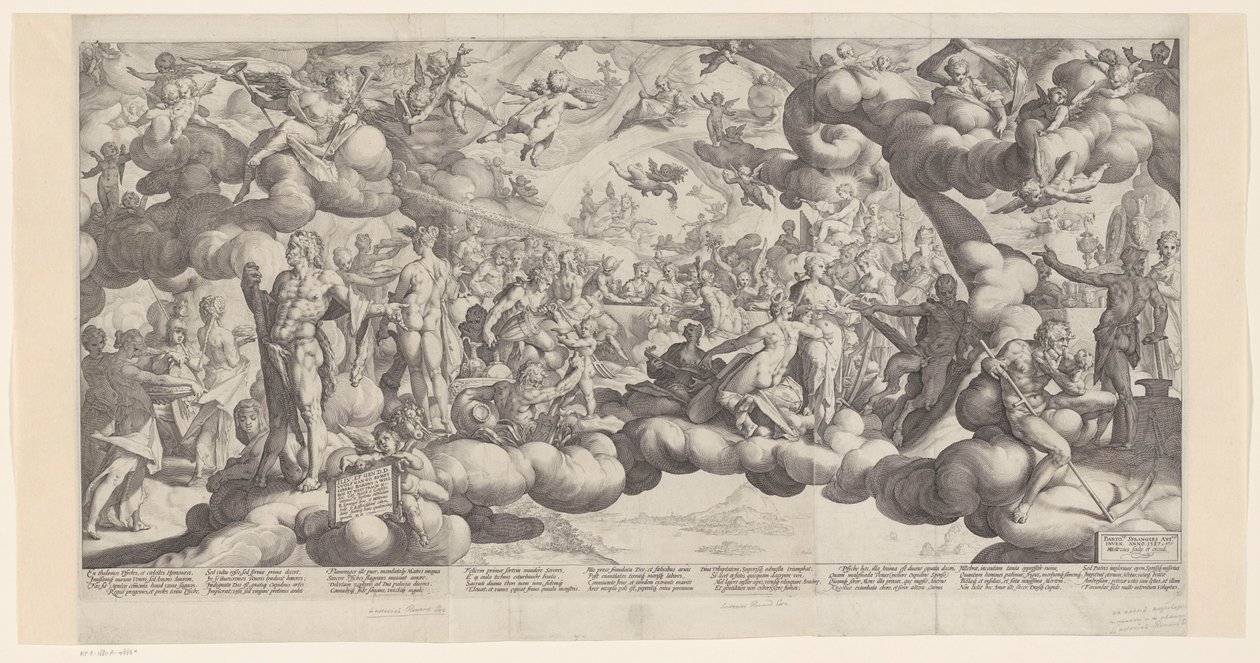 Cupidon ja Psychen häät tekijältä Hendrick Goltzius
