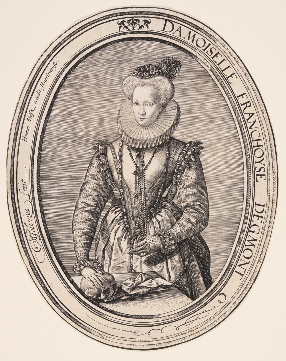 Françoise van Egmond tekijältä Hendrick Goltzius