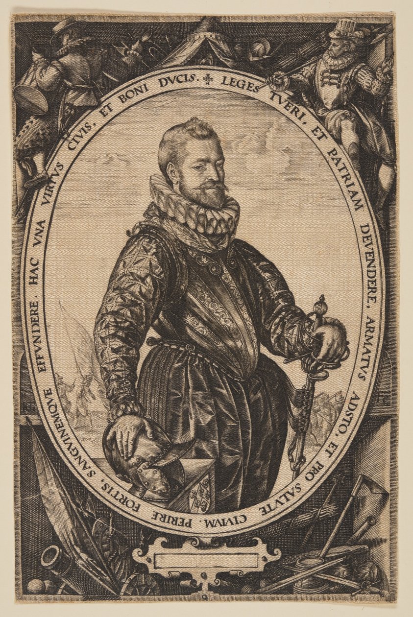 Jacques de la Faille tekijältä Hendrick Goltzius
