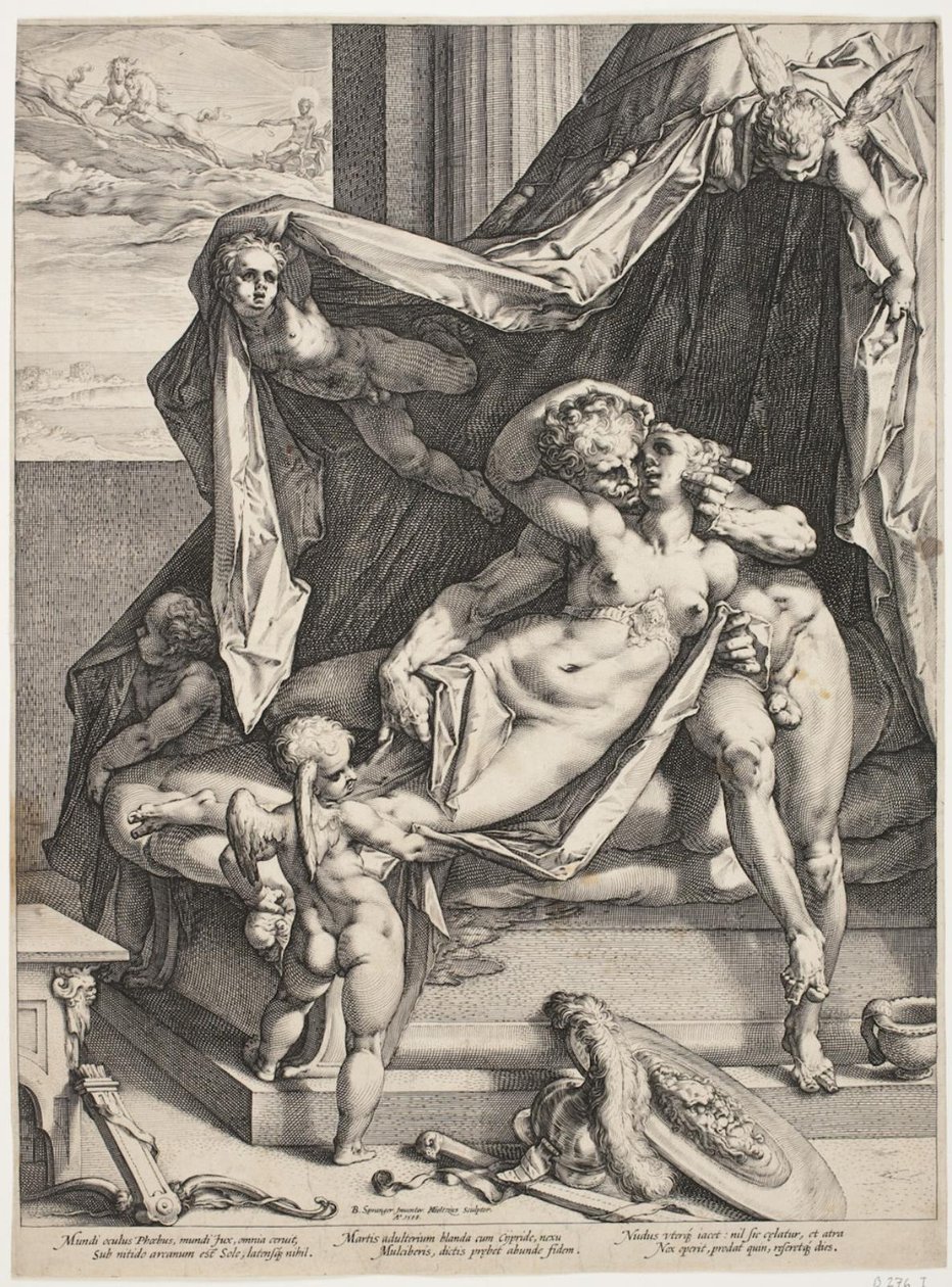 Mars ja Venus tekijältä Hendrick Goltzius
