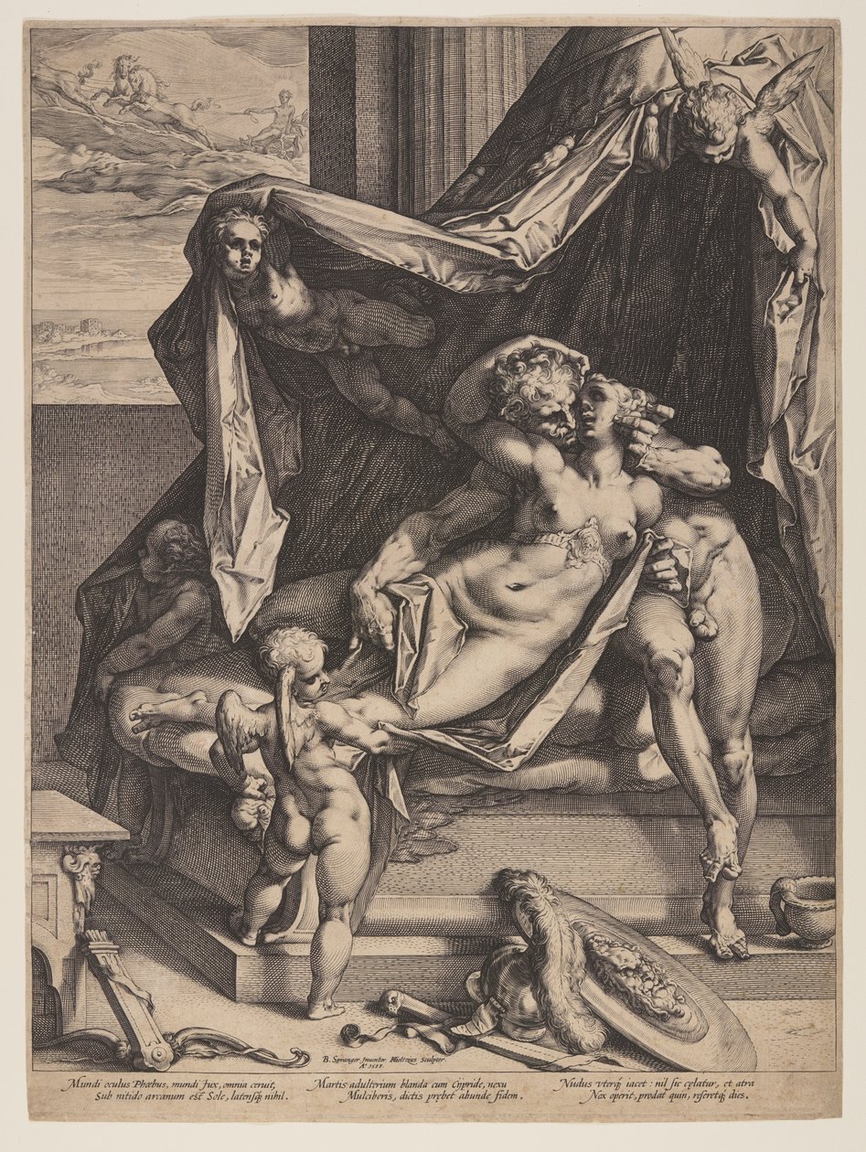 Mars ja Venus tekijältä Hendrick Goltzius