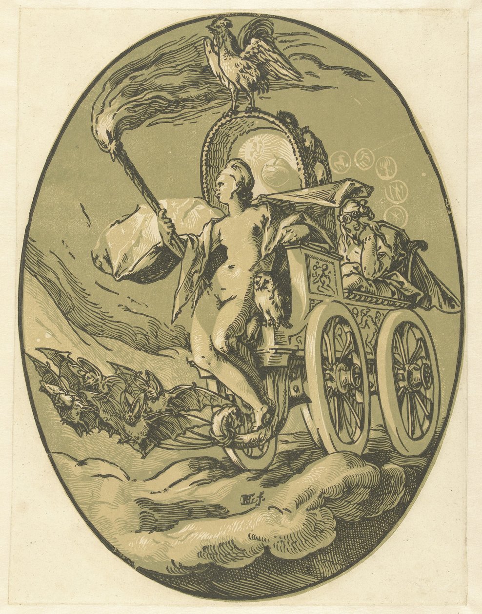 nox Jumalat ja jumalattaret (sarjan nimi) tekijältä Hendrick Goltzius