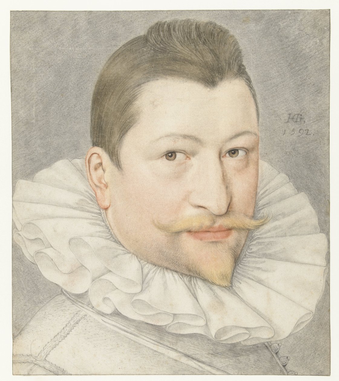 Johannes Sadeler I:n muotokuva tekijältä Hendrick Goltzius