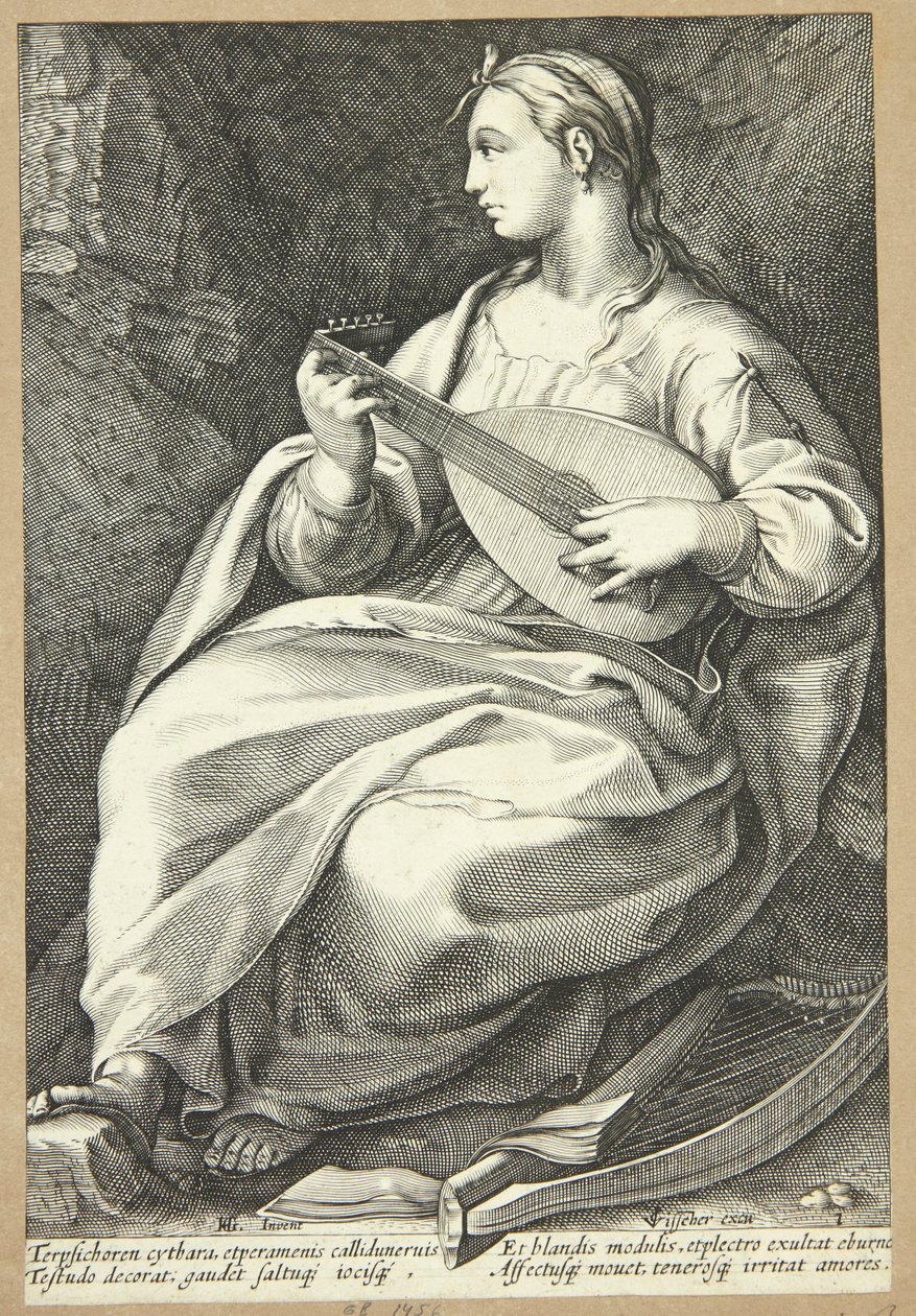 Terpsichore tekijältä Hendrick Goltzius