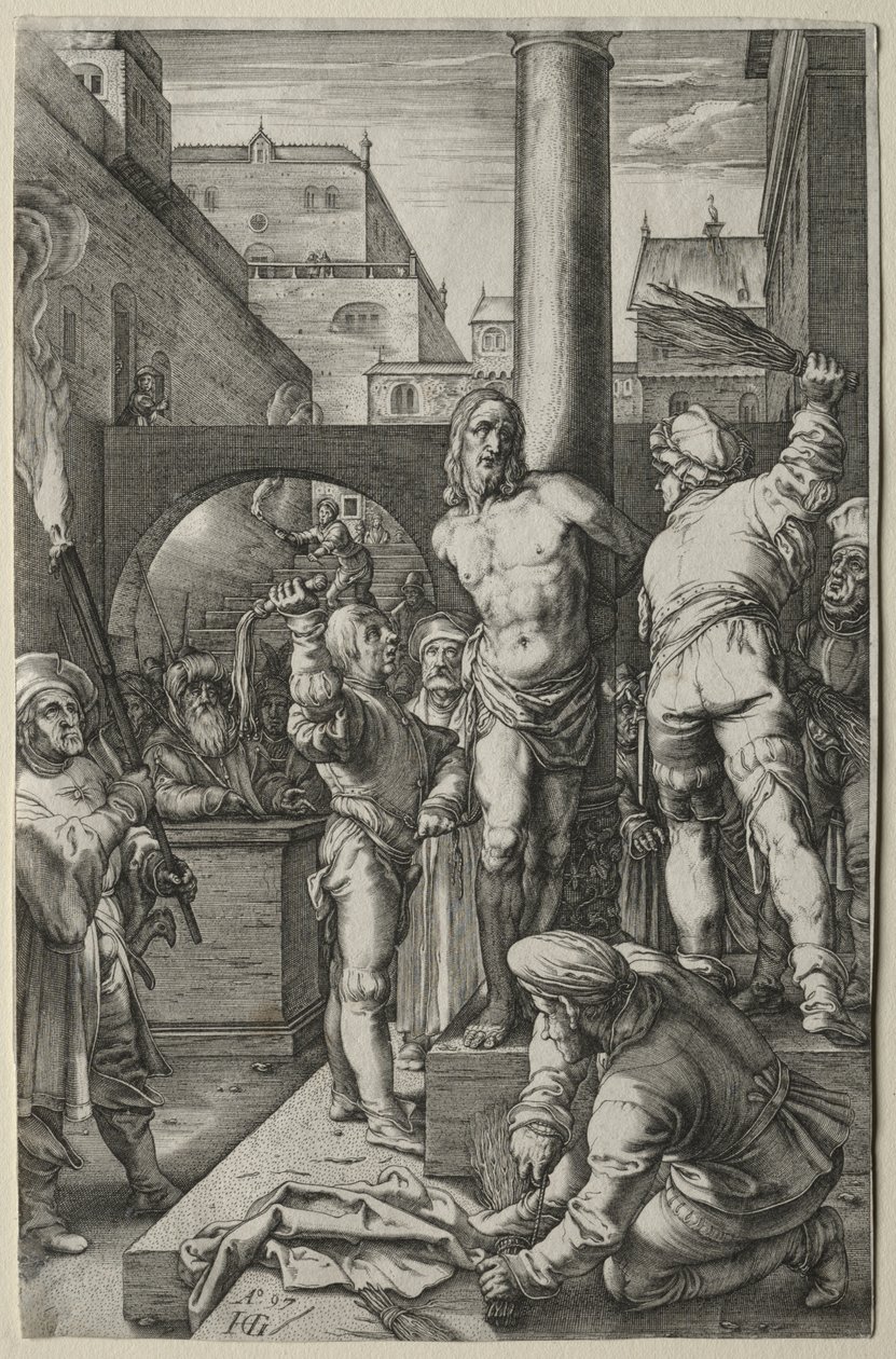 The Passion: The Flagelling tekijältä Hendrick Goltzius