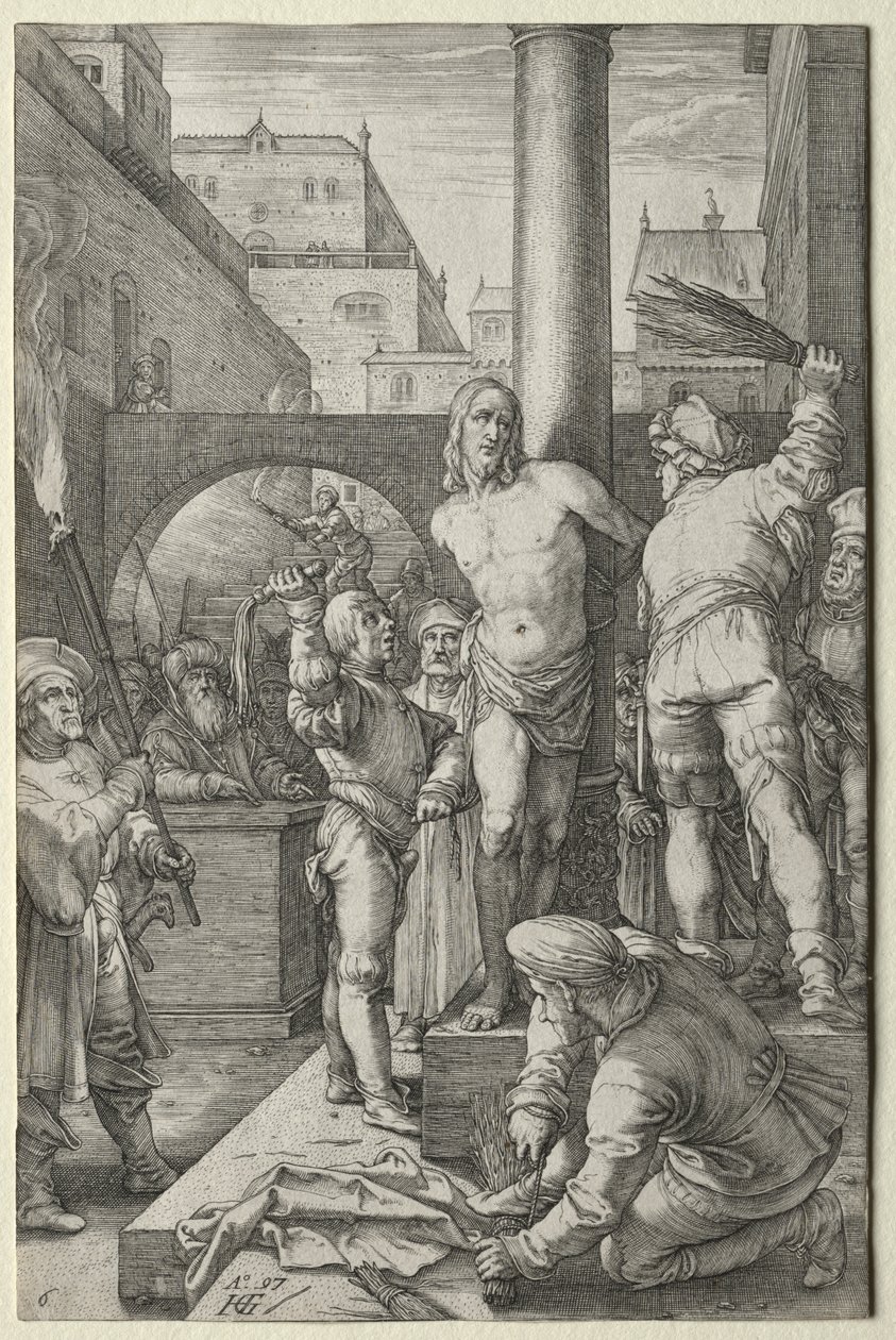 The Passion: The Flagelling tekijältä Hendrick Goltzius