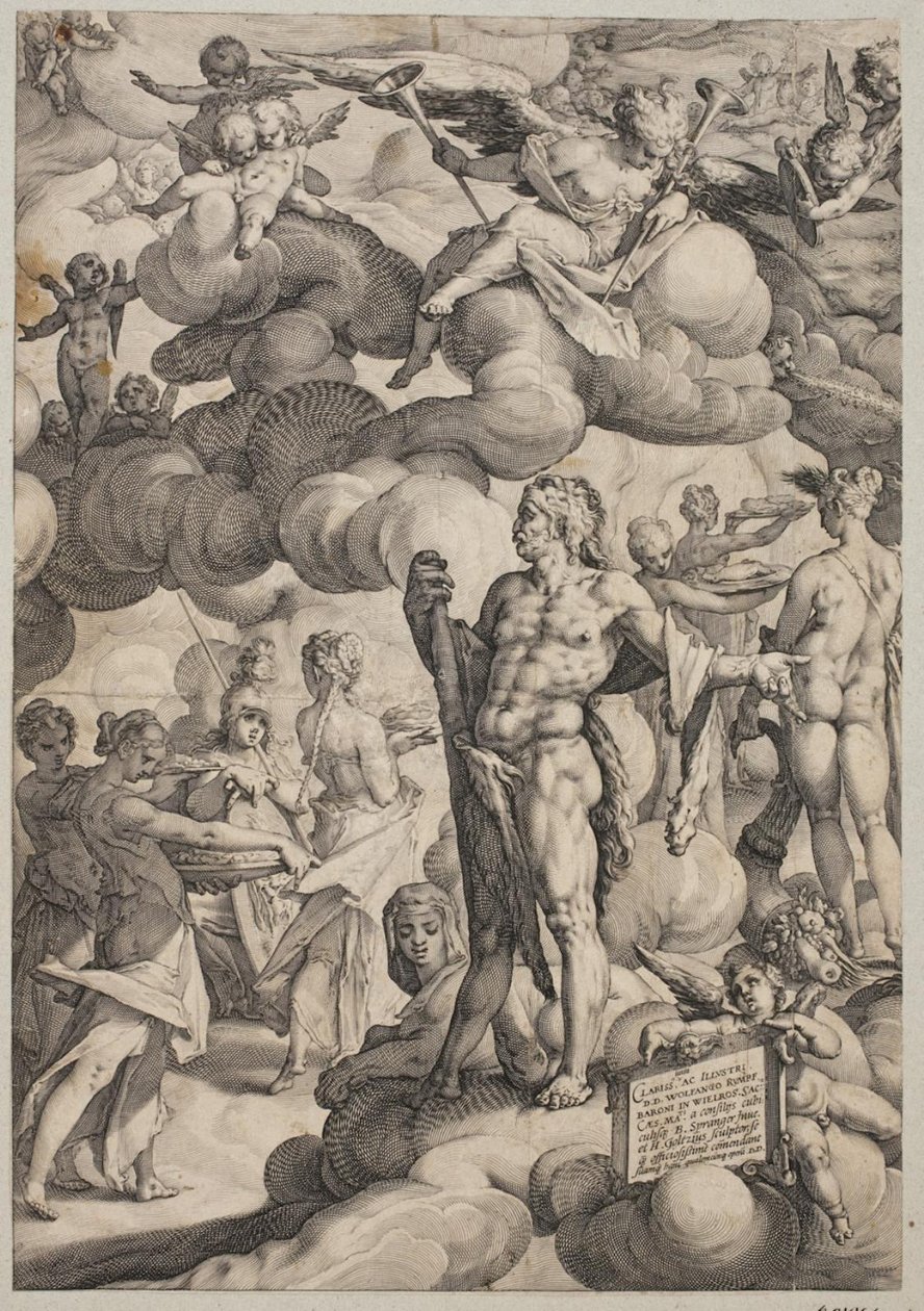 Cupidon ja Psychen häät tekijältä Hendrick Goltzius