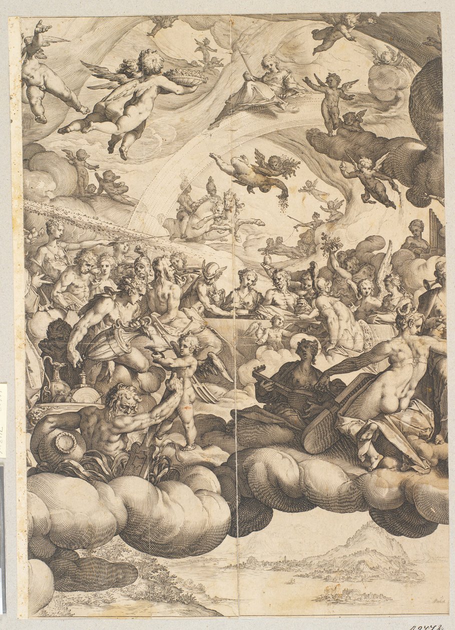 Cupidon ja Psychen häät tekijältä Hendrick Goltzius