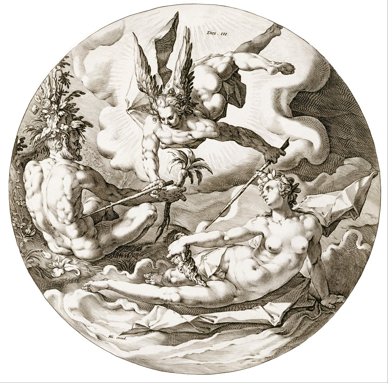 Päivä III tekijältä Hendrik Goltzius