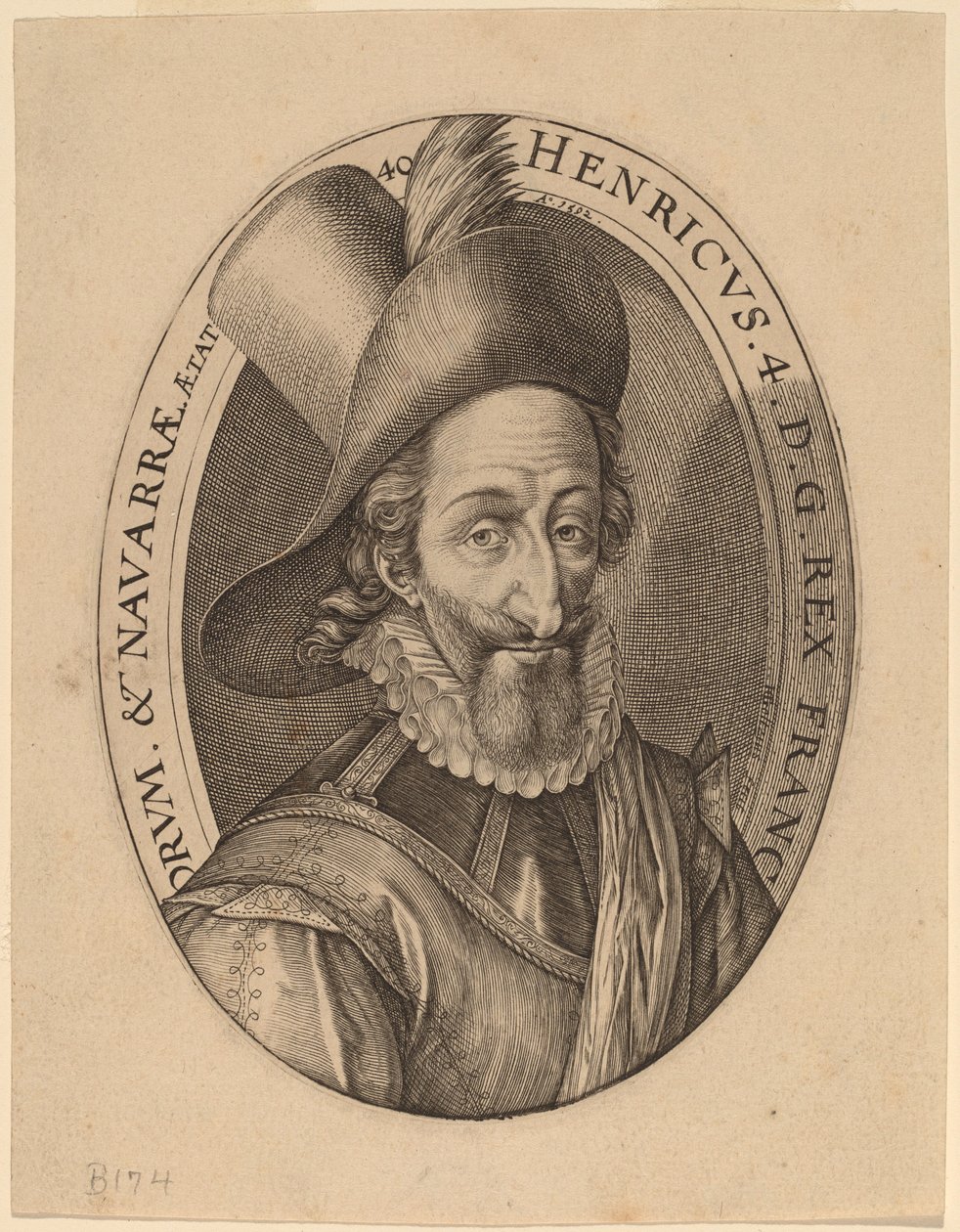 Henrik IV, Ranskan kuningas tekijältä Hendrik Goltzius