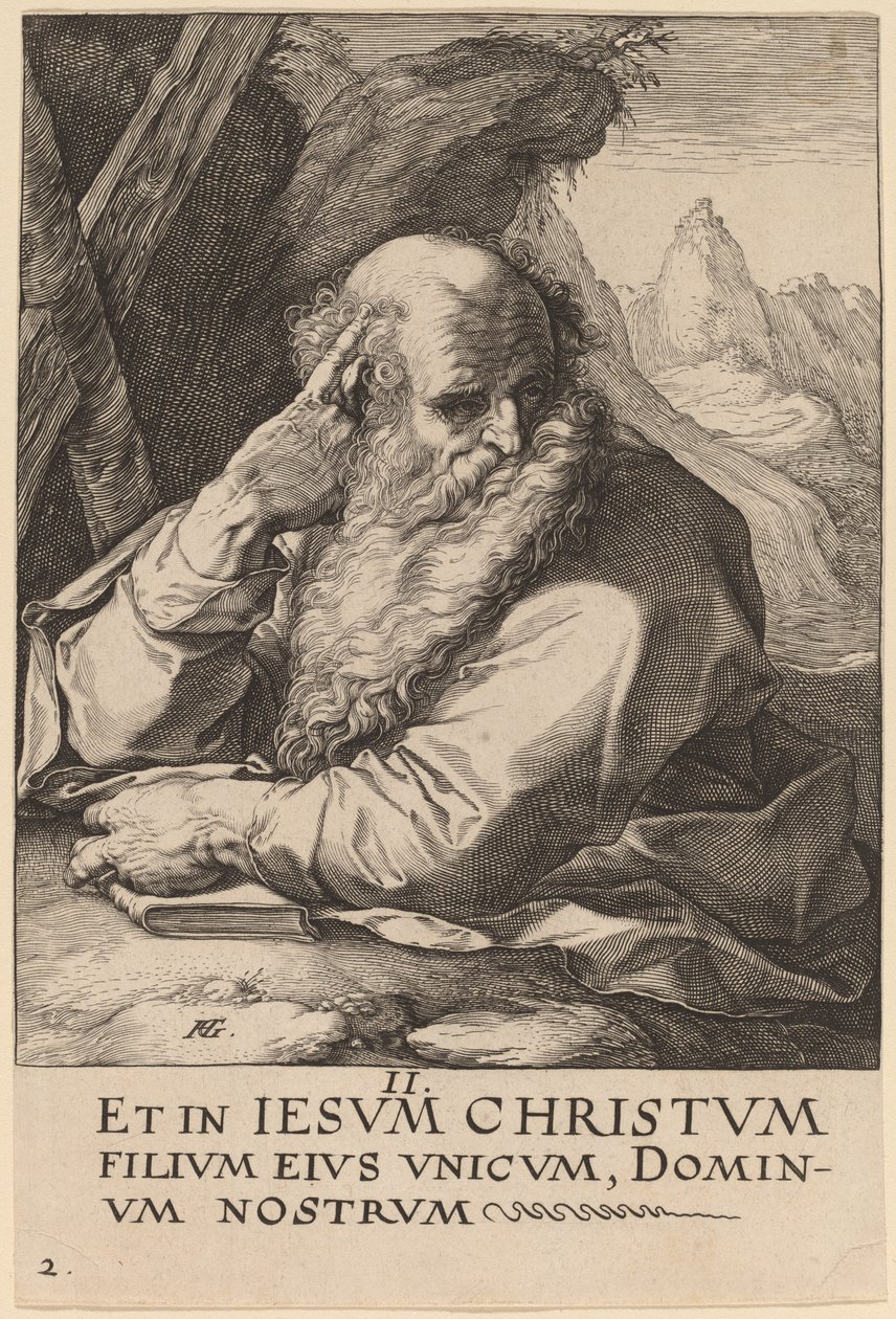 Pyhä Andreas tekijältä Hendrik Goltzius