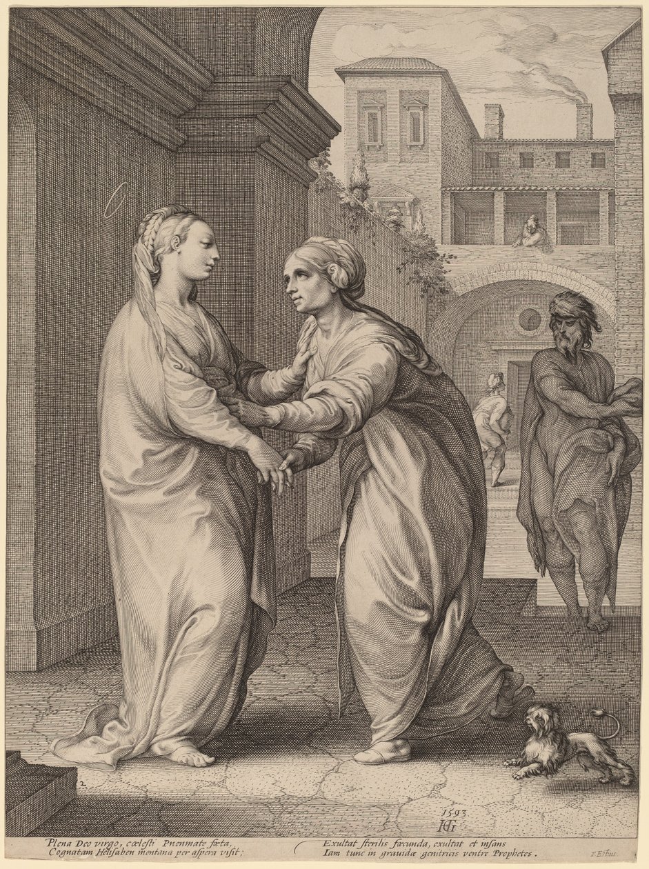 Vierailu tekijältä Hendrik Goltzius in the style of Parmigianino