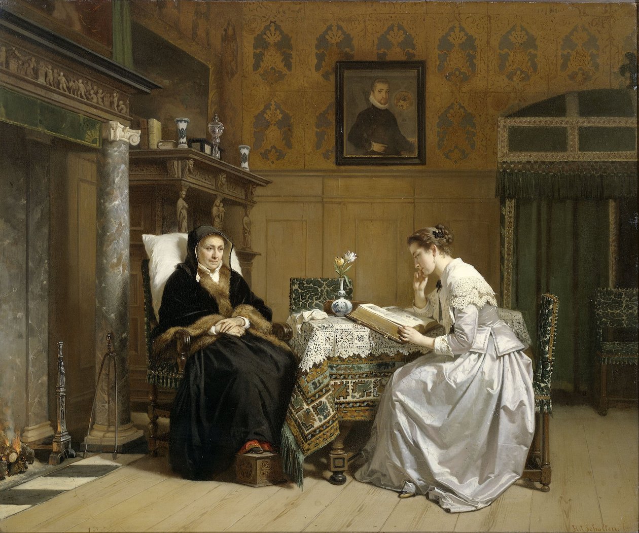 Sunnuntai aamu, 1865-68 tekijältä Hendrik Jacobus Scholten