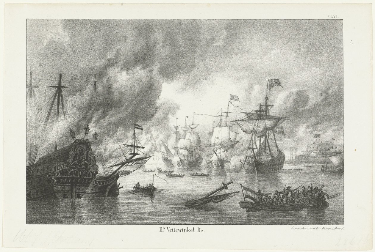 Matka Chathamiin, 1667 tekijältä Hendrik Vettewinkel