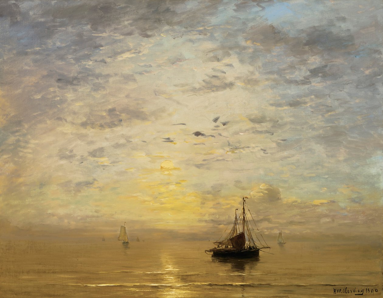 Marine tekijältä Hendrik Willem Mesdag
