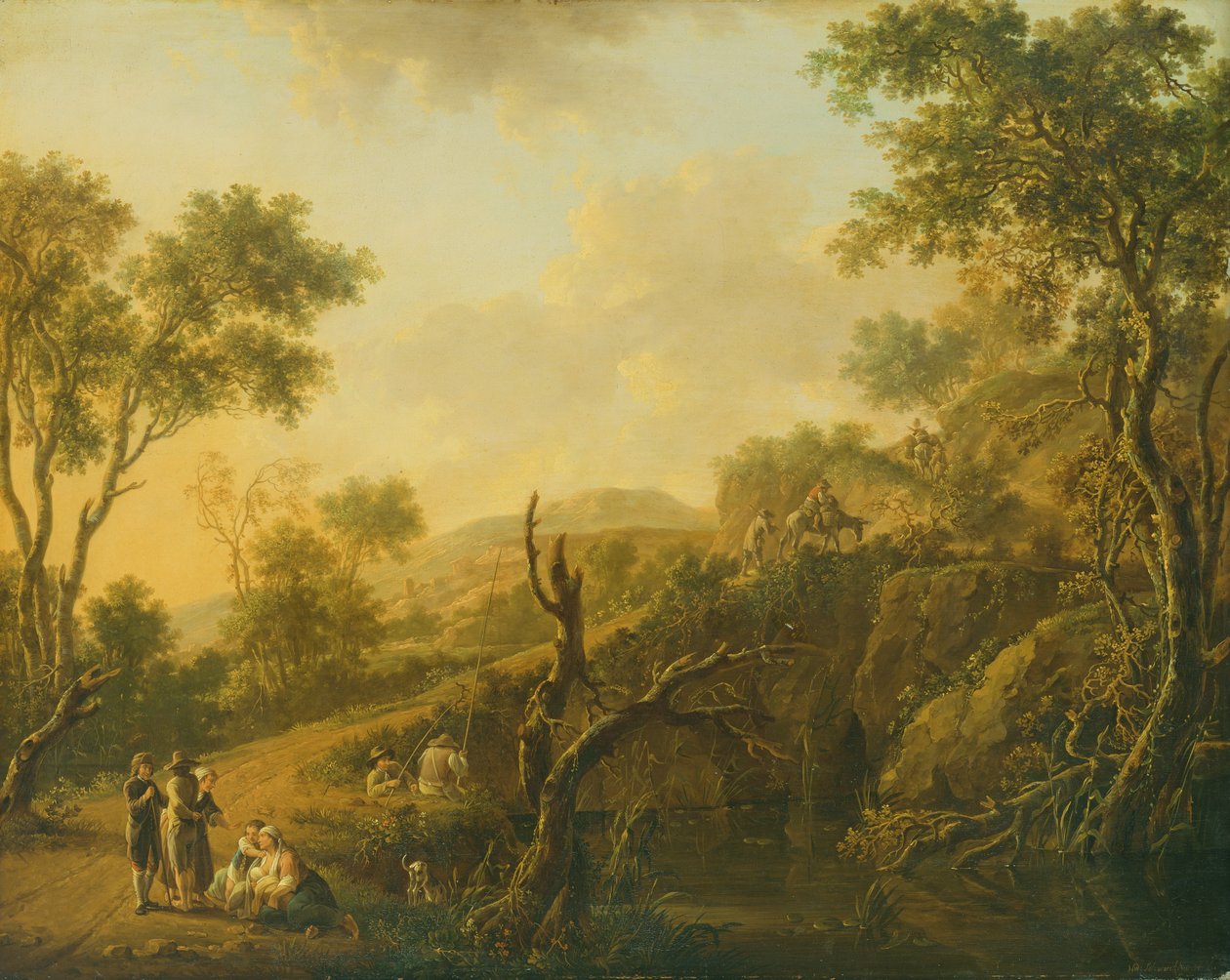 Italian maisema tekijältä Hendrik Willem Schweickardt
