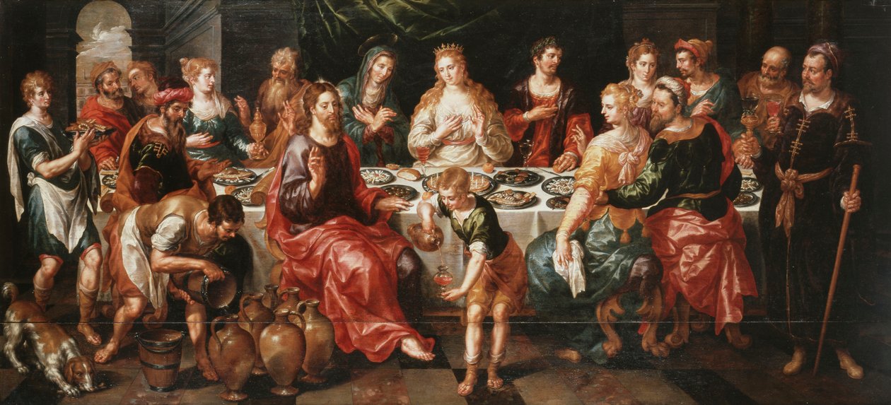 Häät Kaanassa, tekijältä Hendrick de Clerck
