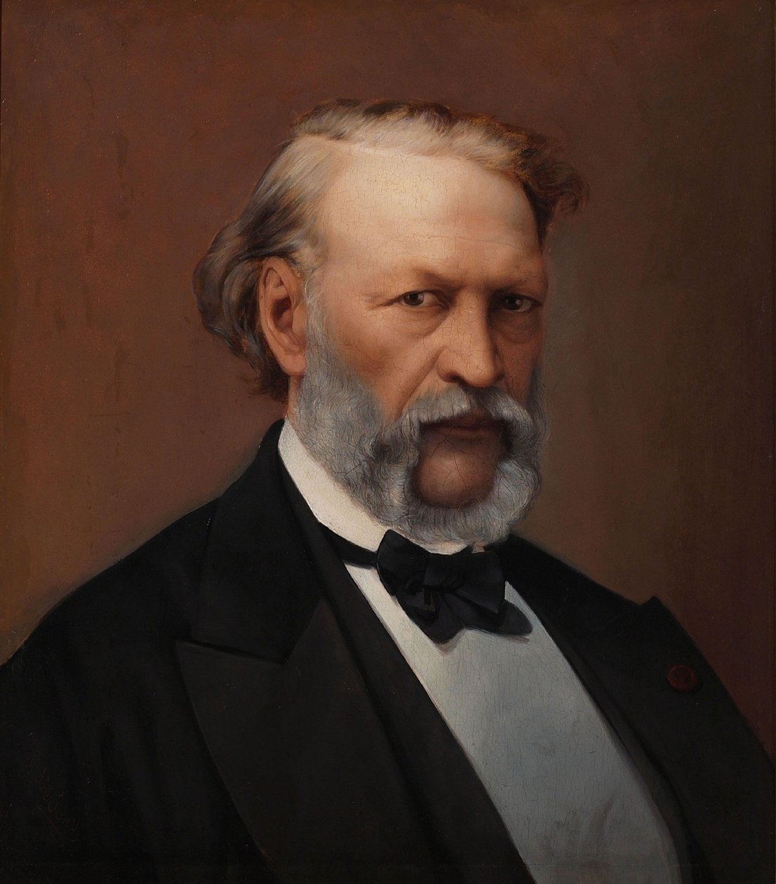 Hendrik Consciencen muotokuva 1812-1883. tekijältä Hendrik de Pondt