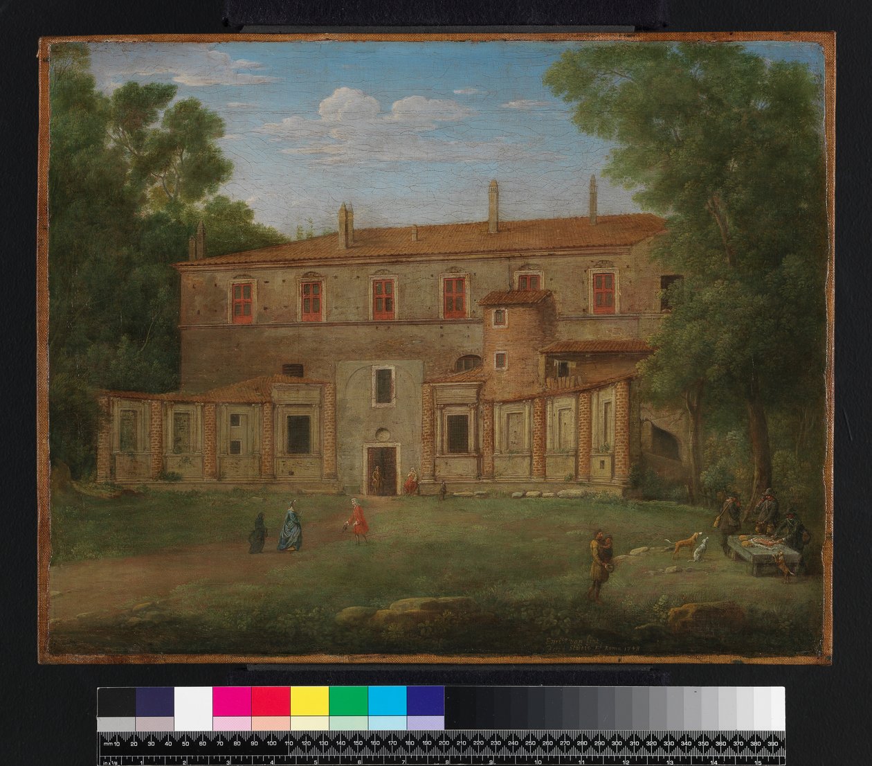 Villa Madama, Rooma, 1748 tekijältä Hendrik van Lint