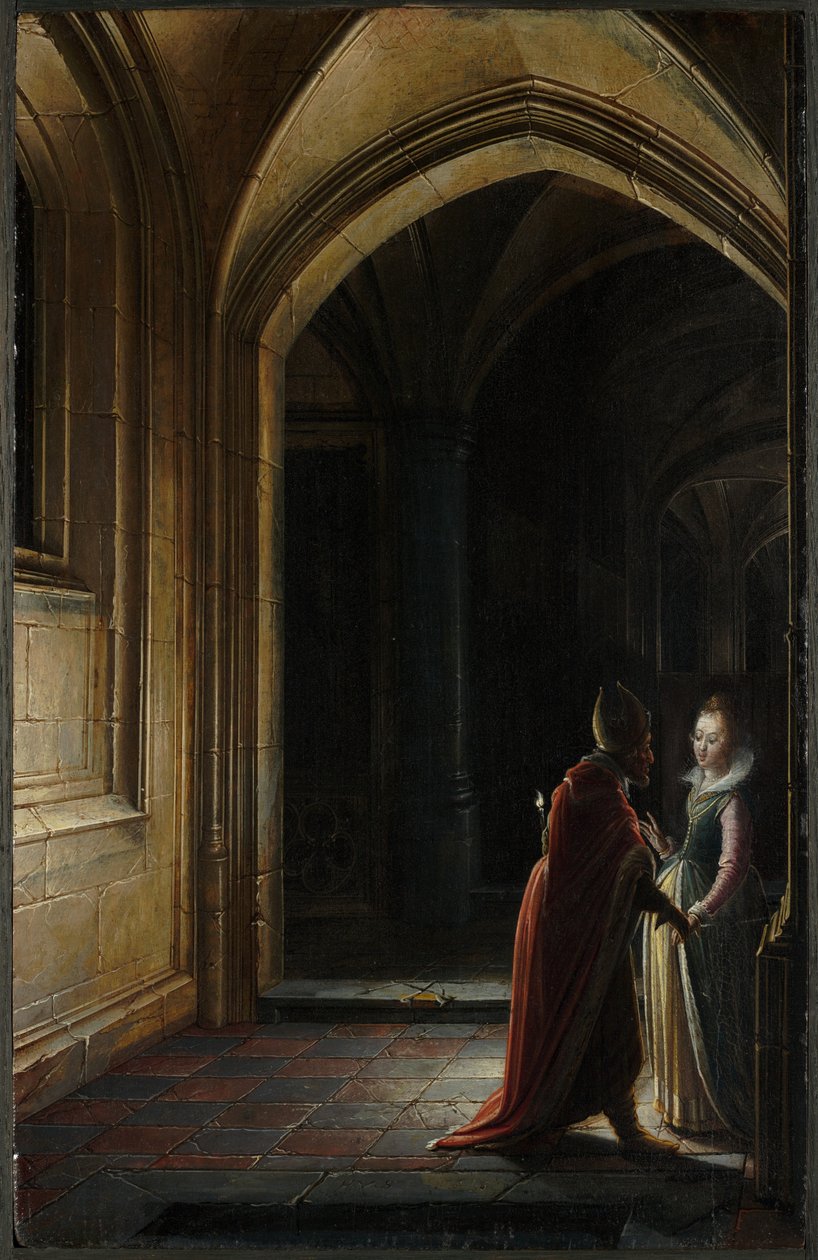 Ester ja Mordokai, 1616. tekijältä Hendrik van Steenwyck II