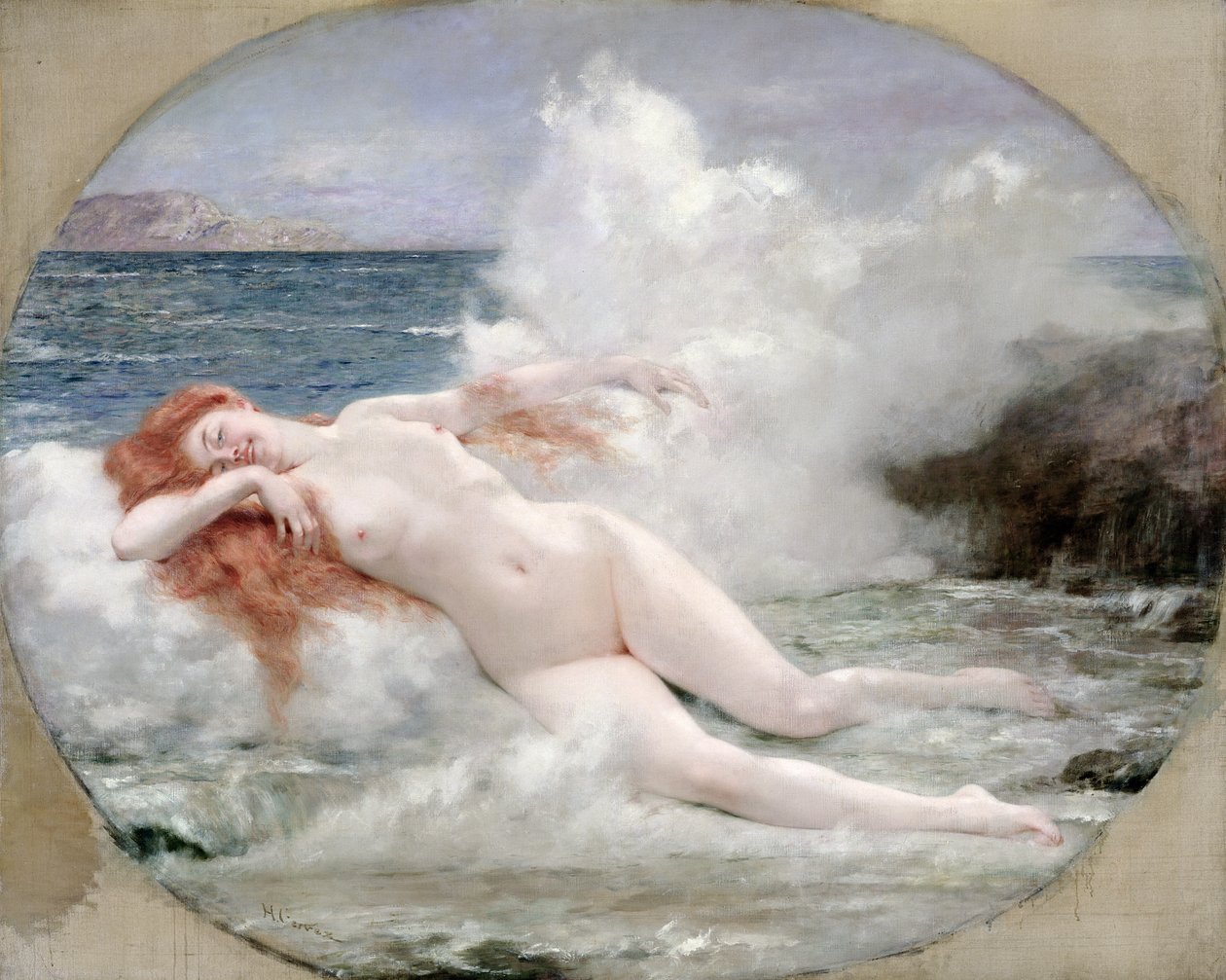 Venuksen syntymä, noin 1896 tekijältä Henri Gervex