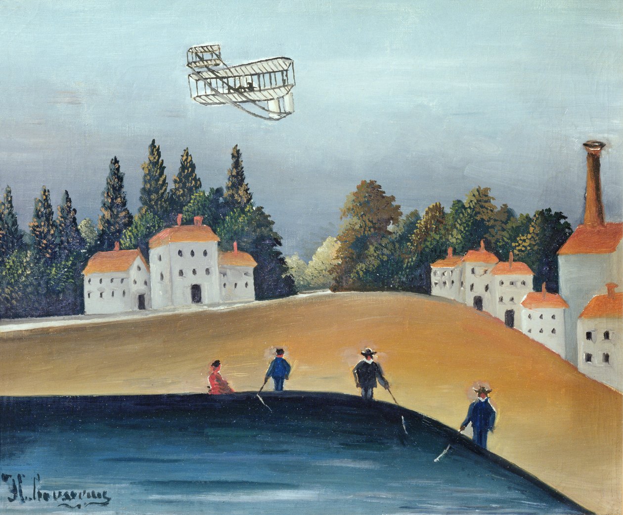 Onkijat, n. 1908-09 (katso myös 309520) tekijältä Henri Rousseau