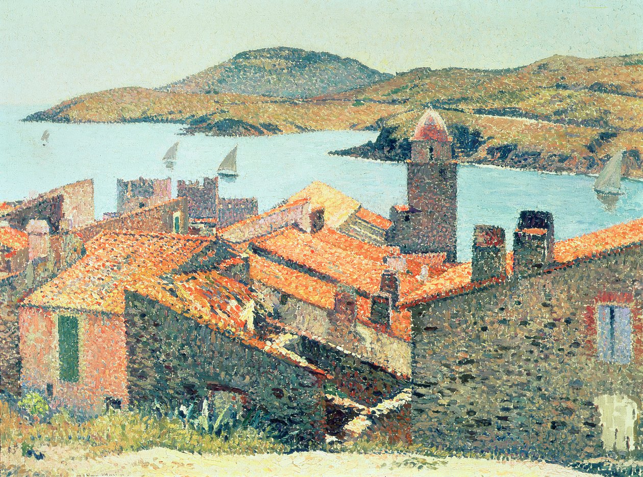 Punaiset katot Colliouressa tekijältä Henri Martin