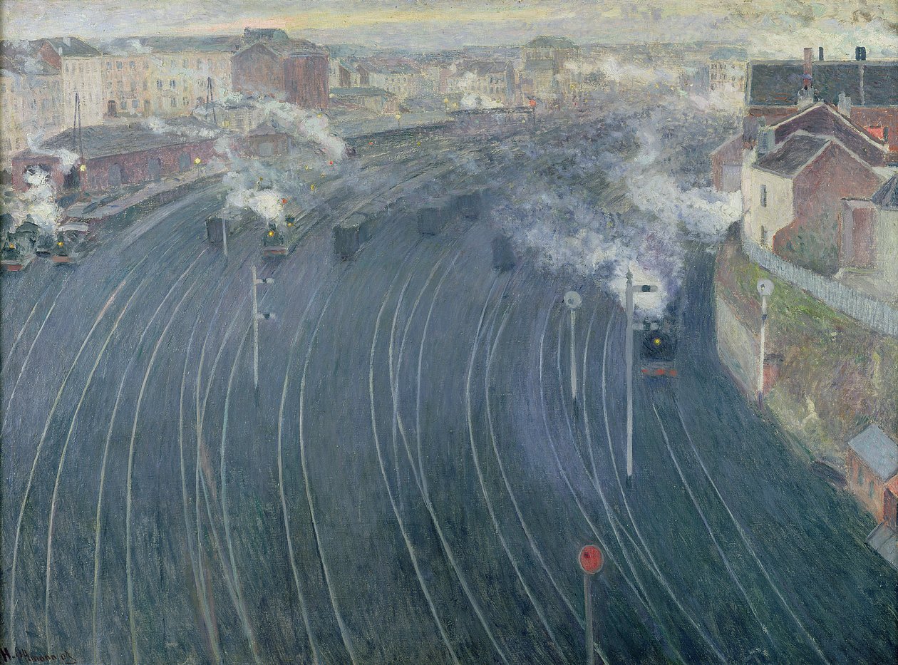 Luxemburgin asema, Bryssel, 1903 tekijältä Henri Ottmann
